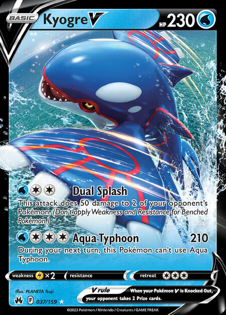 Kyogre V CRZ 37
