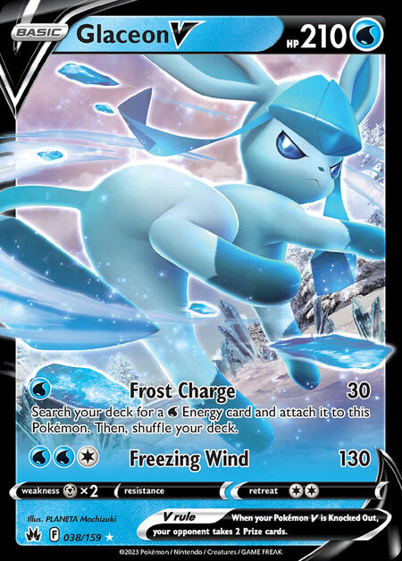 Glaceon V CRZ 38