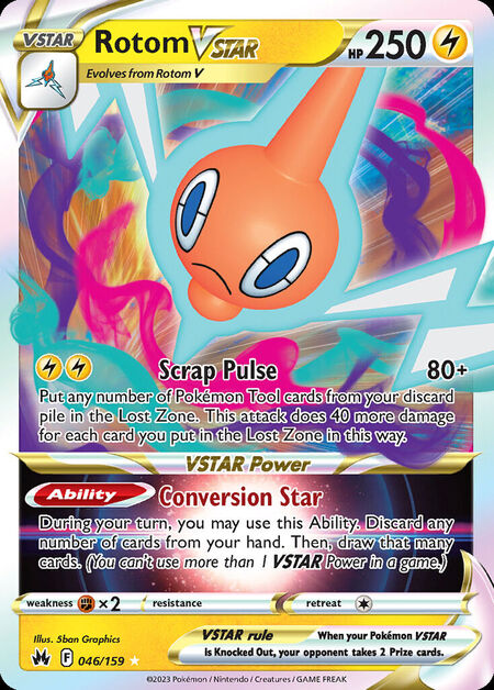 Rotom VSTAR CRZ 46