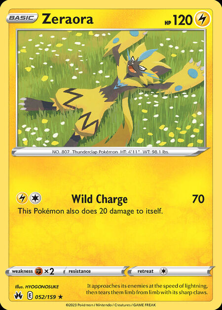 Zeraora CRZ 52