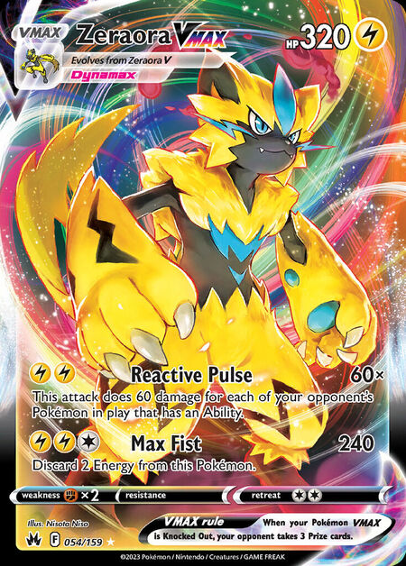 Zeraora VMAX CRZ 54