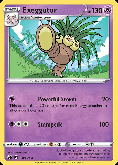 Exeggutor CRZ 58