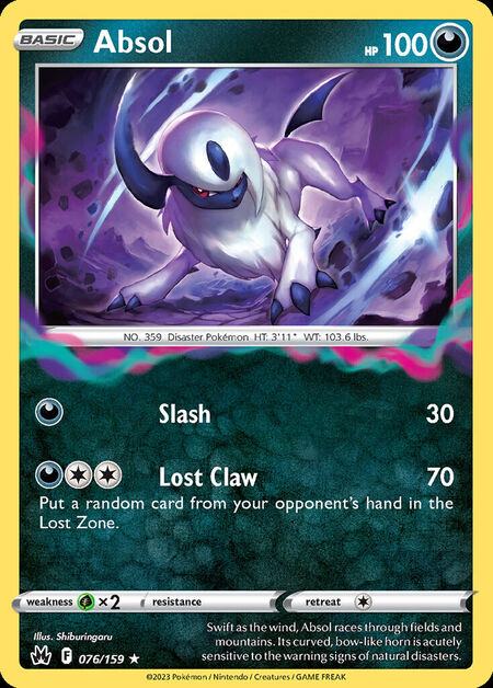 Absol CRZ 76