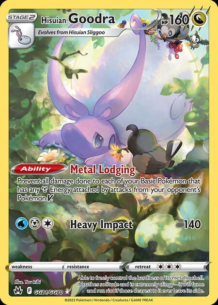 Hisuian Goodra CRZ GG21