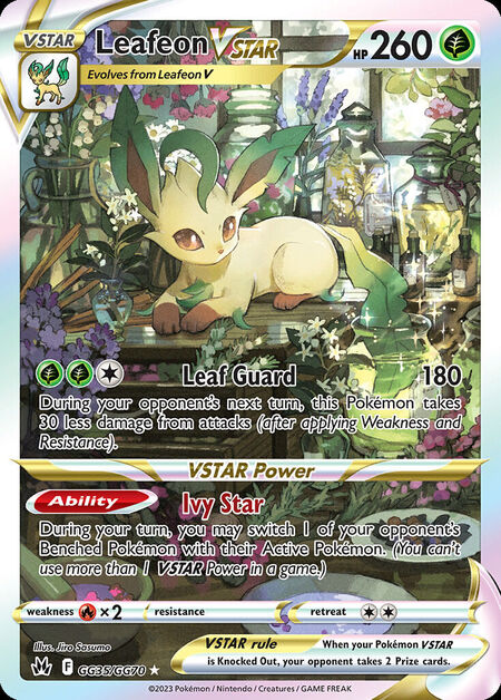 Leafeon VSTAR CRZ GG35