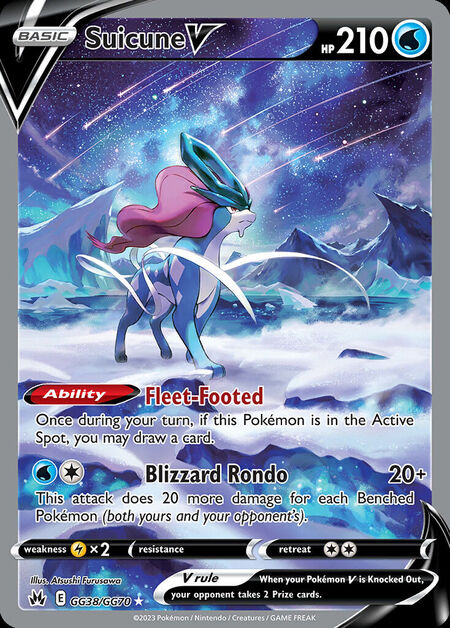 Suicune V CRZ GG38