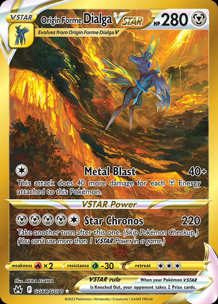 Origin Forme Dialga VSTAR CRZ GG68