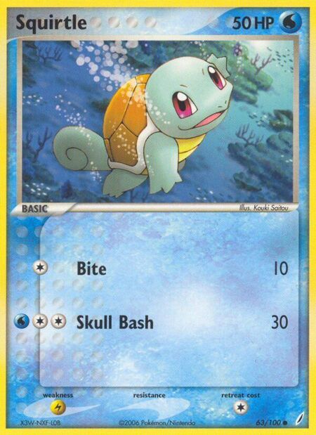 Squirtle Crystal Guardians 63