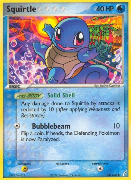 Squirtle Crystal Guardians 64