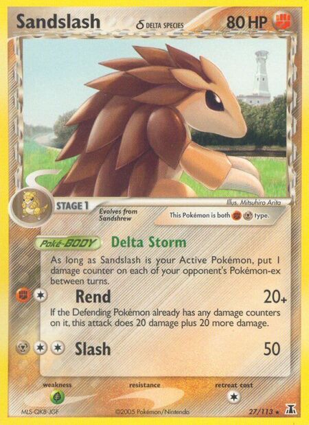 Sandslash δ Delta Species 27