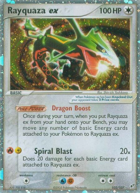 Rayquaza ex Deoxys 102