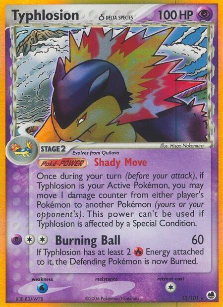Typhlosion δ Dragon Frontiers 12