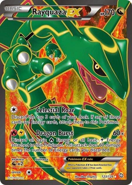 Rayquaza-EX Dragons Exalted 123