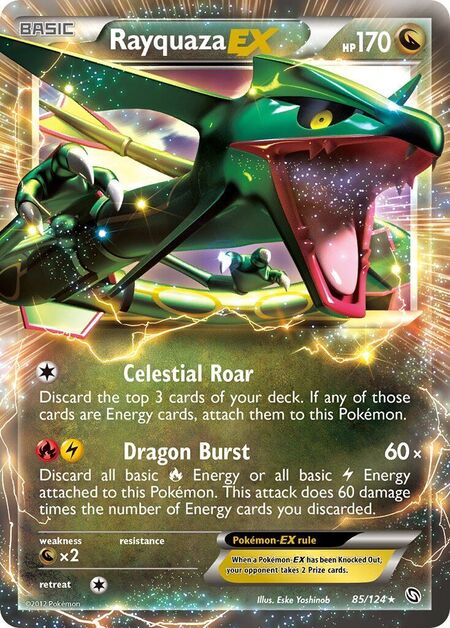 Rayquaza-EX Dragons Exalted 85