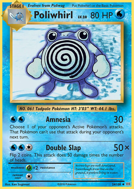 Poliwhirl Evolutions 24