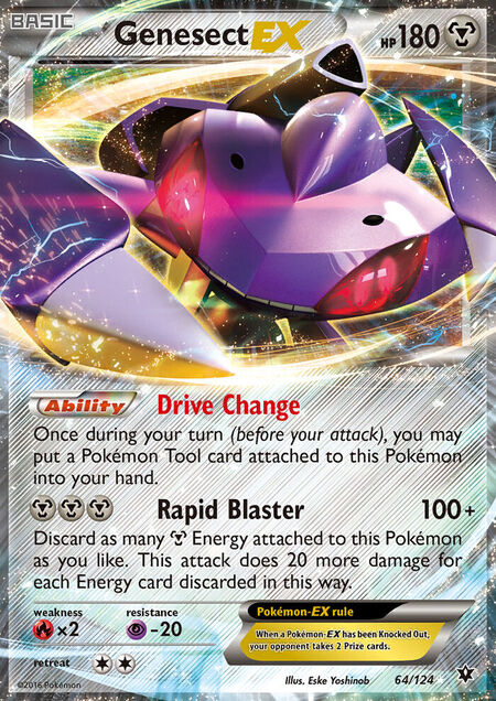 Genesect-EX Fates Collide 64