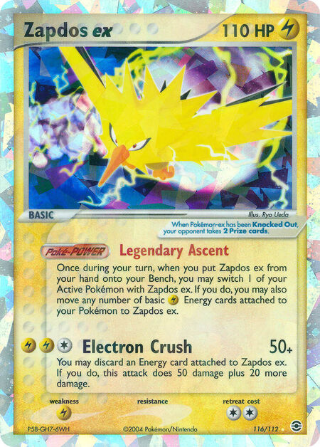 Zapdos ex FRLG 116