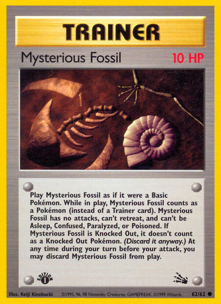 Mysterious Fossil Fossil 62