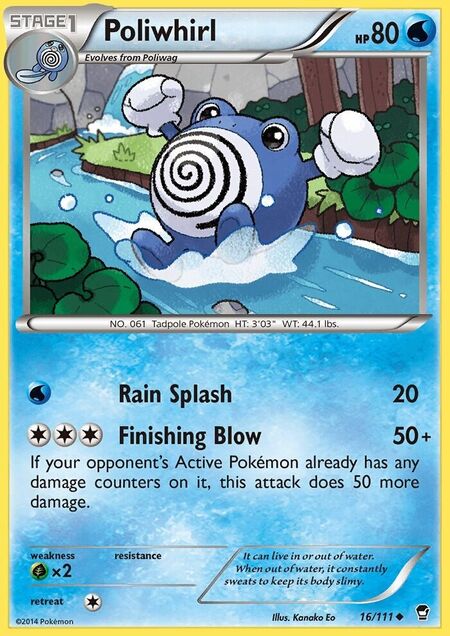 Poliwhirl Furious Fists 16