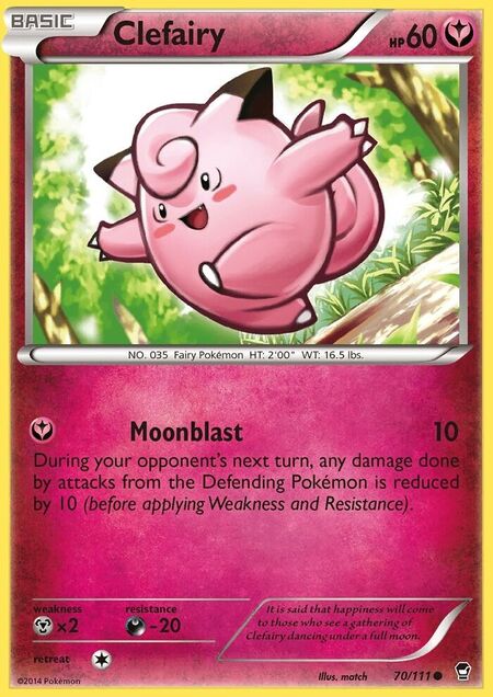 Clefairy Furious Fists 70