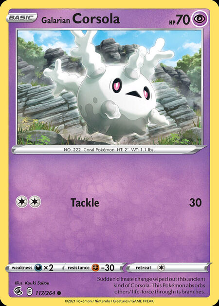 Galarian Corsola FST 117