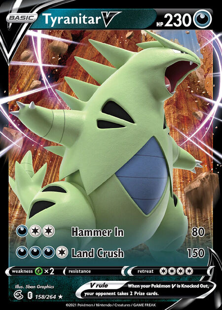 Tyranitar V FST 158