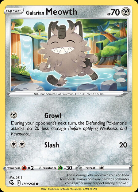 Galarian Meowth FST 180
