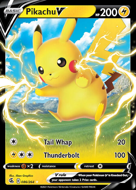 Pikachu V FST 86