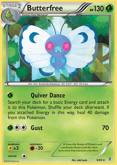 Butterfree Generations 5