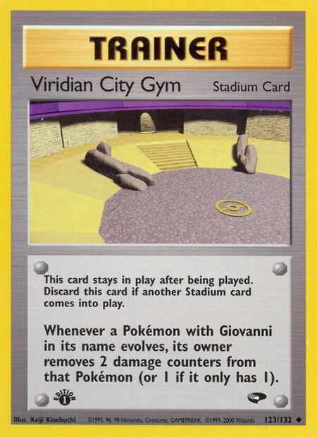 Viridian City Gym Gym Challenge 123
