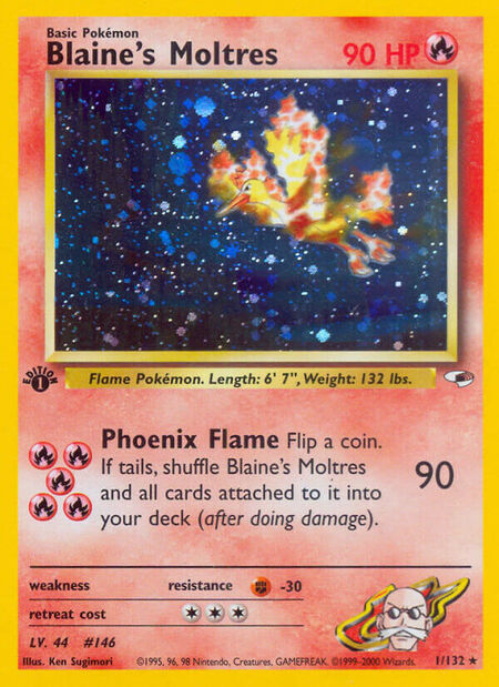 Blaine's Moltres Gym Heroes 1