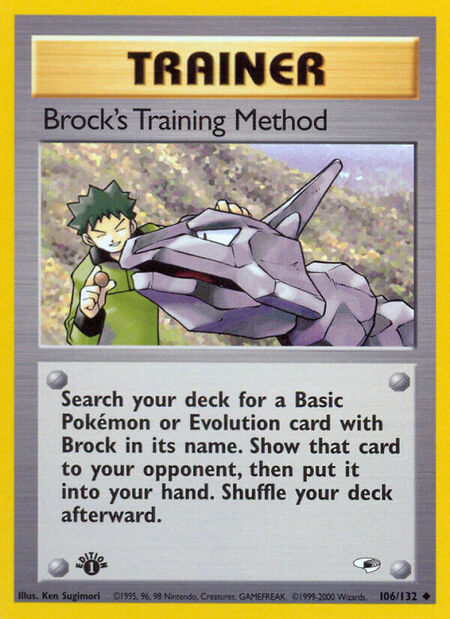 Brock's Training Method Gym Heroes 106