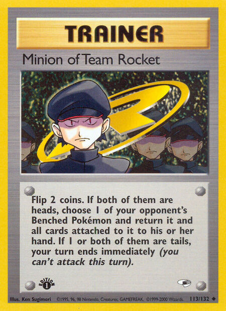 Minion of Team Rocket Gym Heroes 113