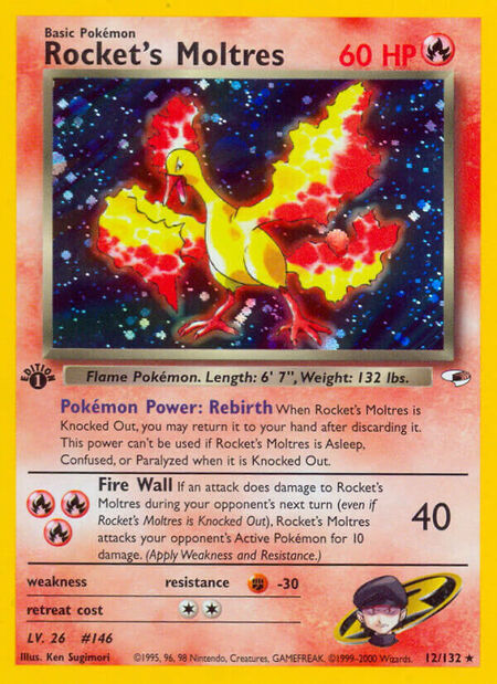Rocket's Moltres Gym Heroes 12