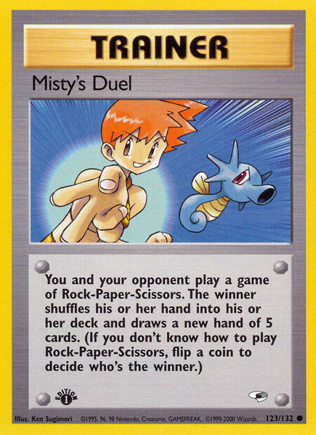 Misty's Duel Gym Heroes 123