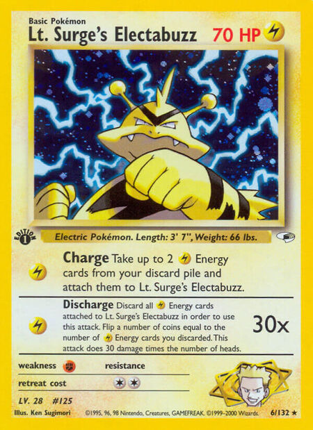 Lt. Surge's Electabuzz Gym Heroes 6