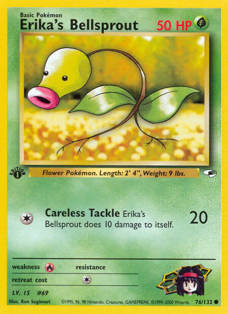 Erika's Bellsprout Gym Heroes 76
