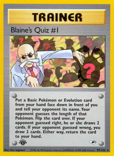 Blaine's Quiz #1 Gym Heroes 97