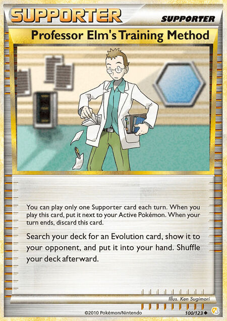 Professor Elm's Training Method HeartGold & SoulSilver 100