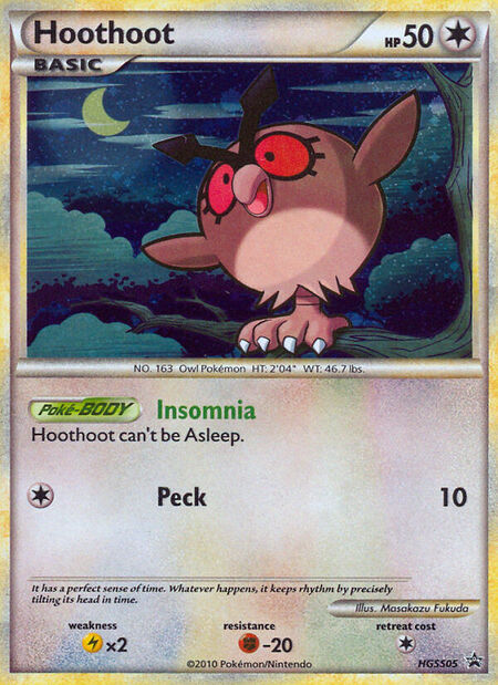 Hoothoot HGSSP 5