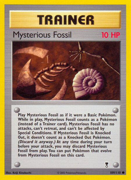 Mysterious Fossil Legendary Collection 109