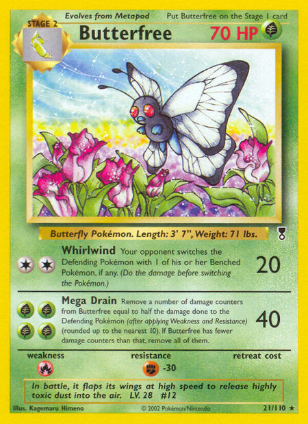 Butterfree Legendary Collection 21
