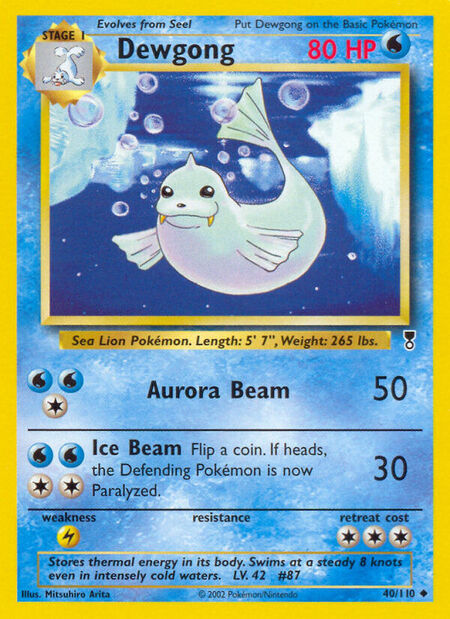 Dewgong Legendary Collection 40