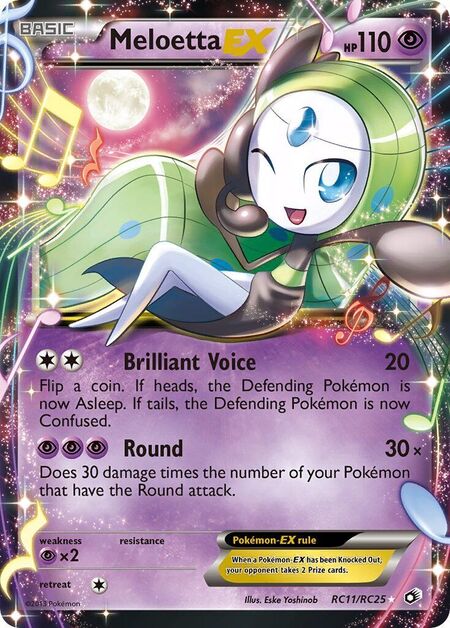 Meloetta-EX Legendary Treasures RC11