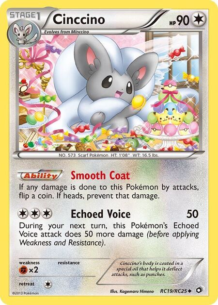 Cinccino Legendary Treasures RC19