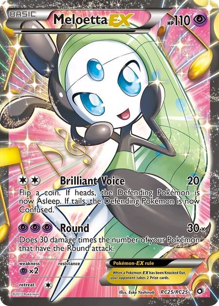 Meloetta-EX Legendary Treasures RC25