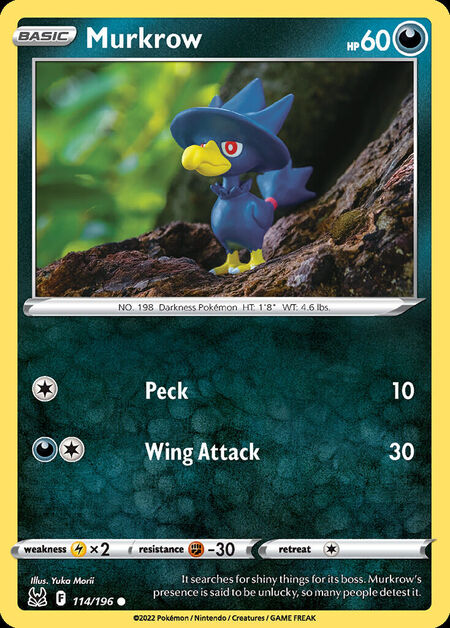 Murkrow LOR 114