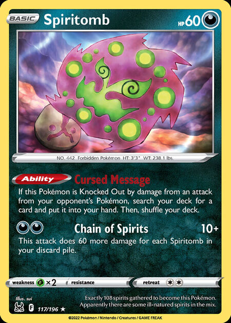 Spiritomb LOR 117