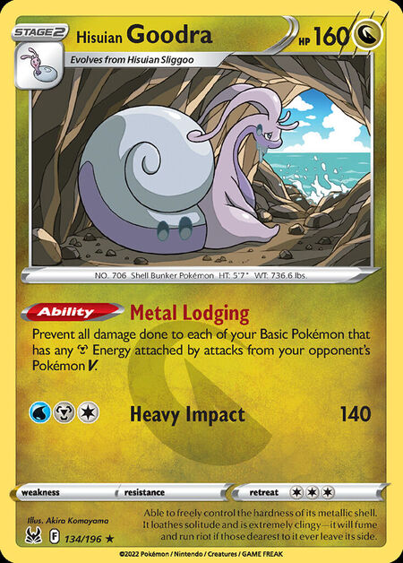 Hisuian Goodra LOR 134