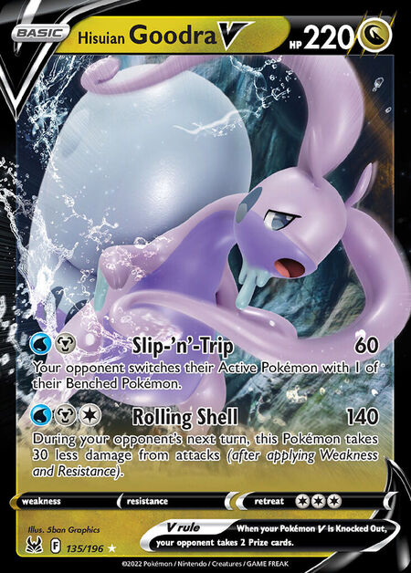 Hisuian Goodra V LOR 135